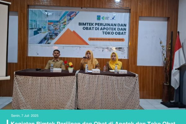 Kegiatan Bimtek Perijinan dan Obat di Apotik dan Toko Obat